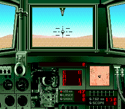 Super Battletank - War in the Gulf (USA) In game screenshot